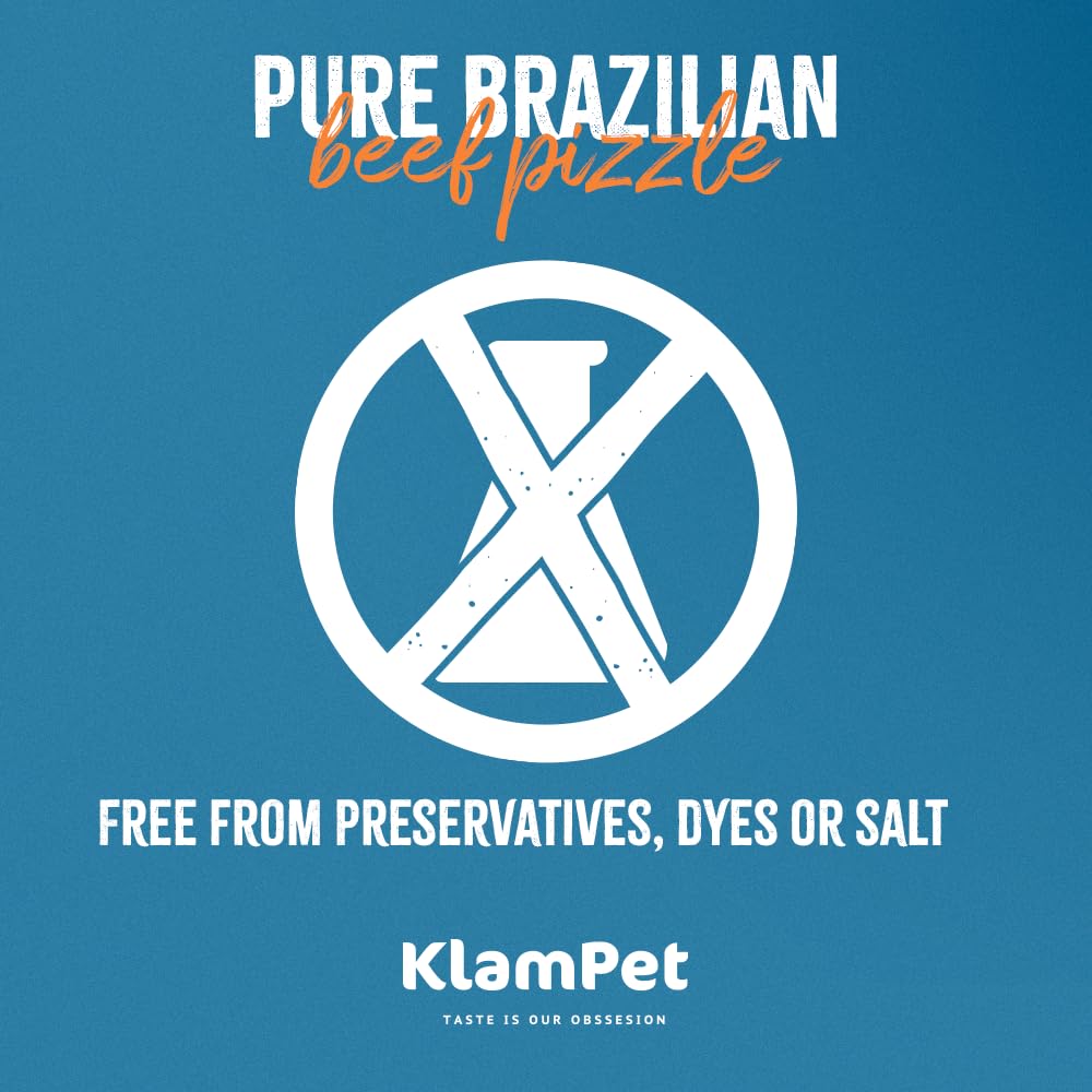 KLAMPET NATURALS bâtonnets pour chiens, odeur faible et plaisir de mastication.