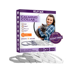 Klioak collier apaisant pour chats avec pheromones, apaise les comportements.