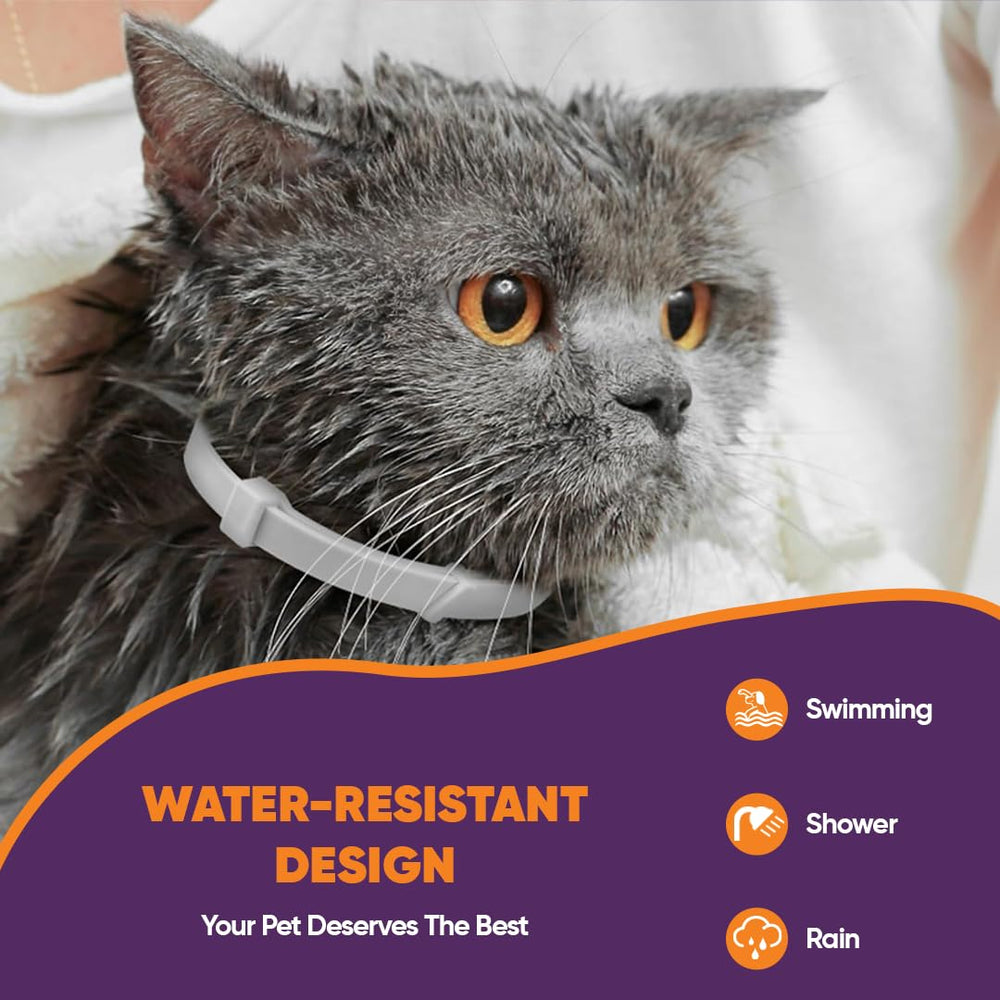 Klioak collier chat imperméable, textile doux et durable.