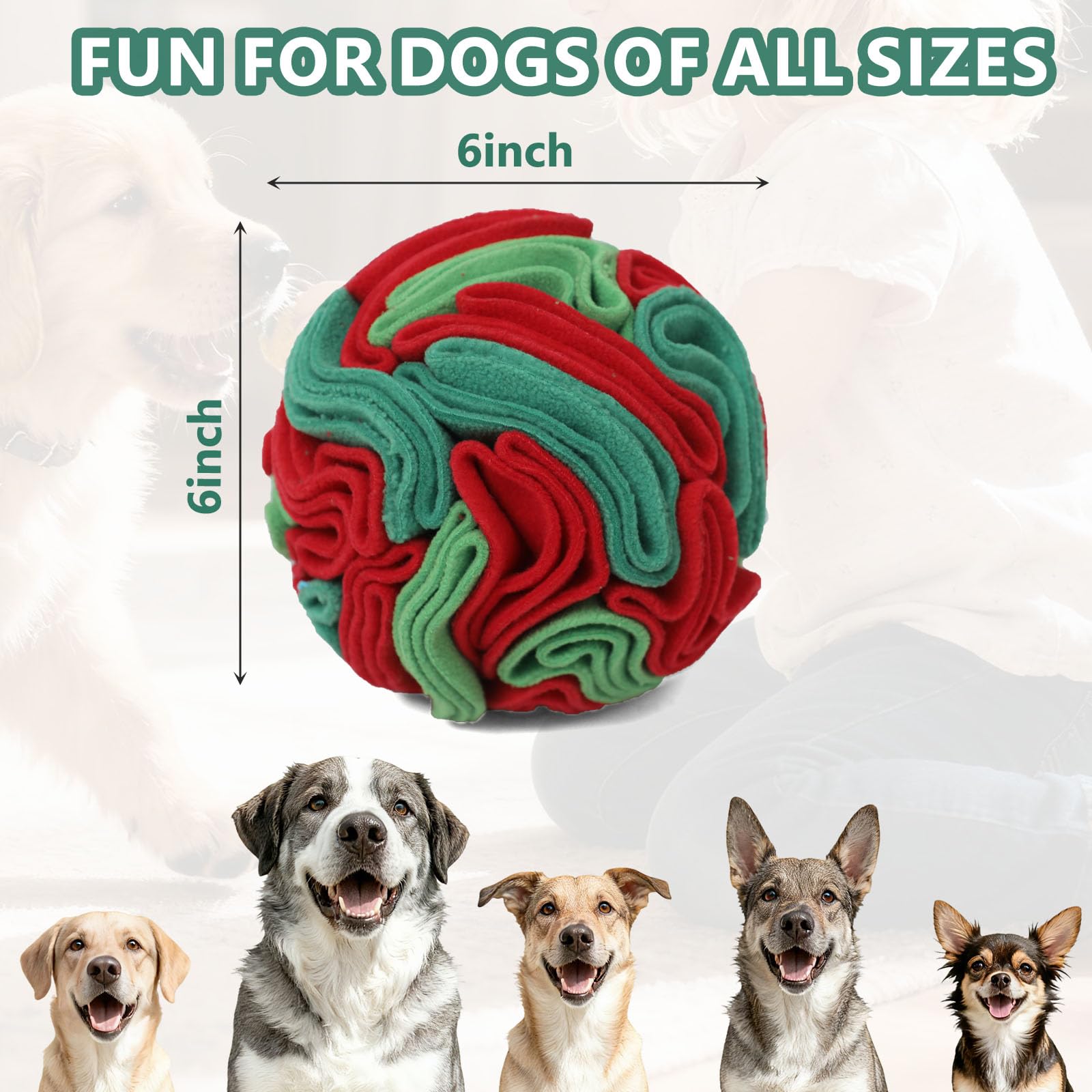 kmirepa Snuffle Ball: nettoyage facile et lavage pratique