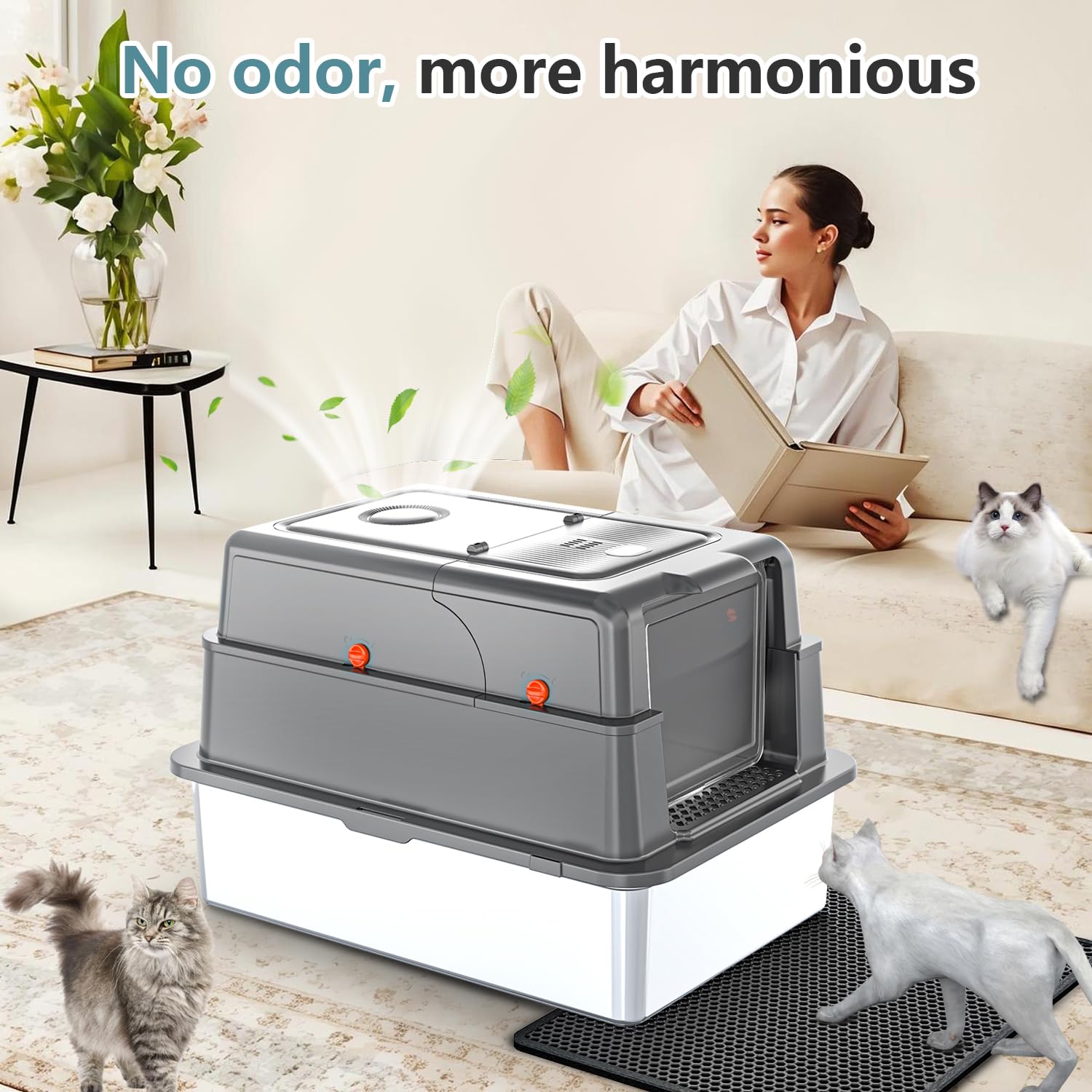 KMNSUN XXXL pratique au quotidien pour la vie avec chats.