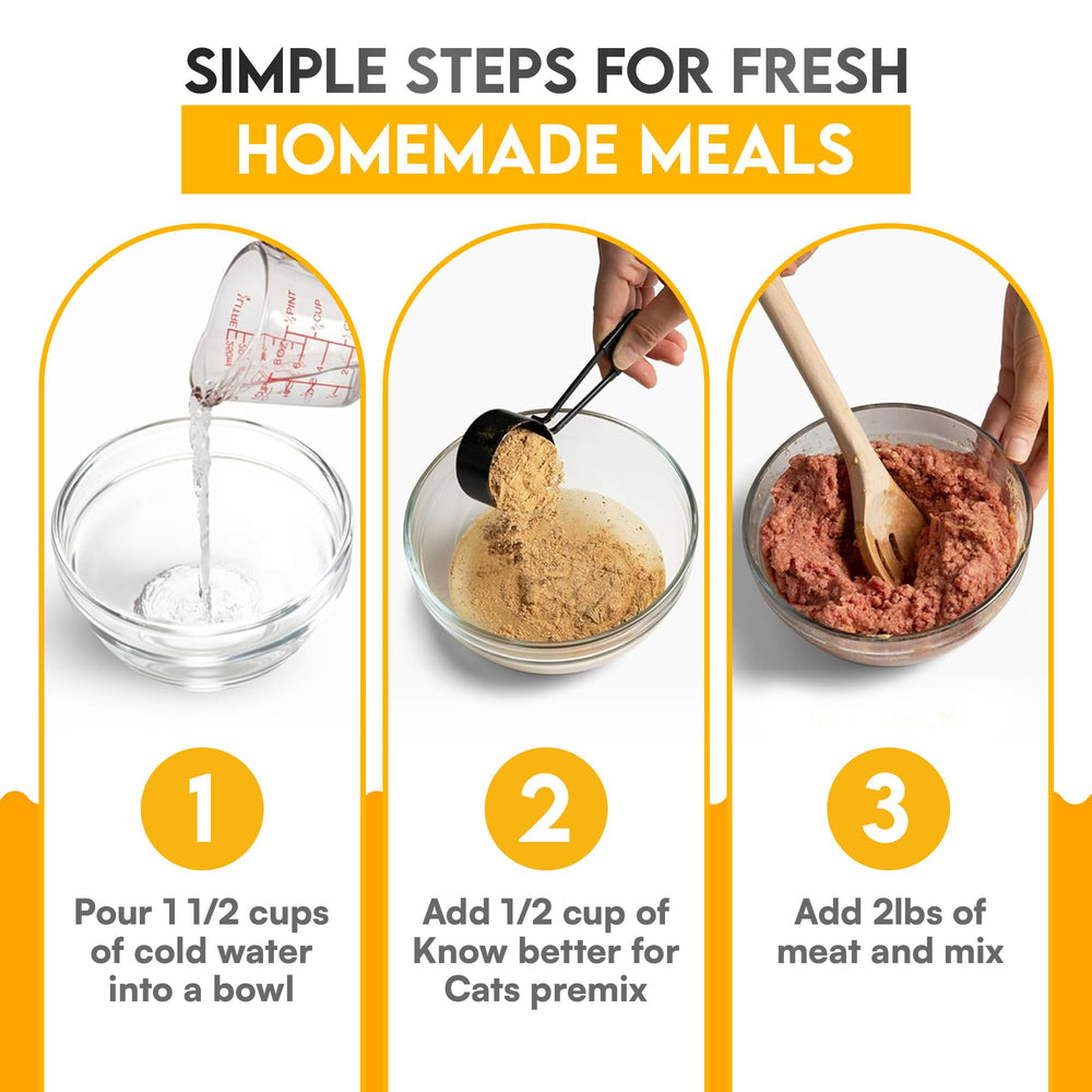 Know Better Dose Mesure Chat: dosage facile et précis pour repas.