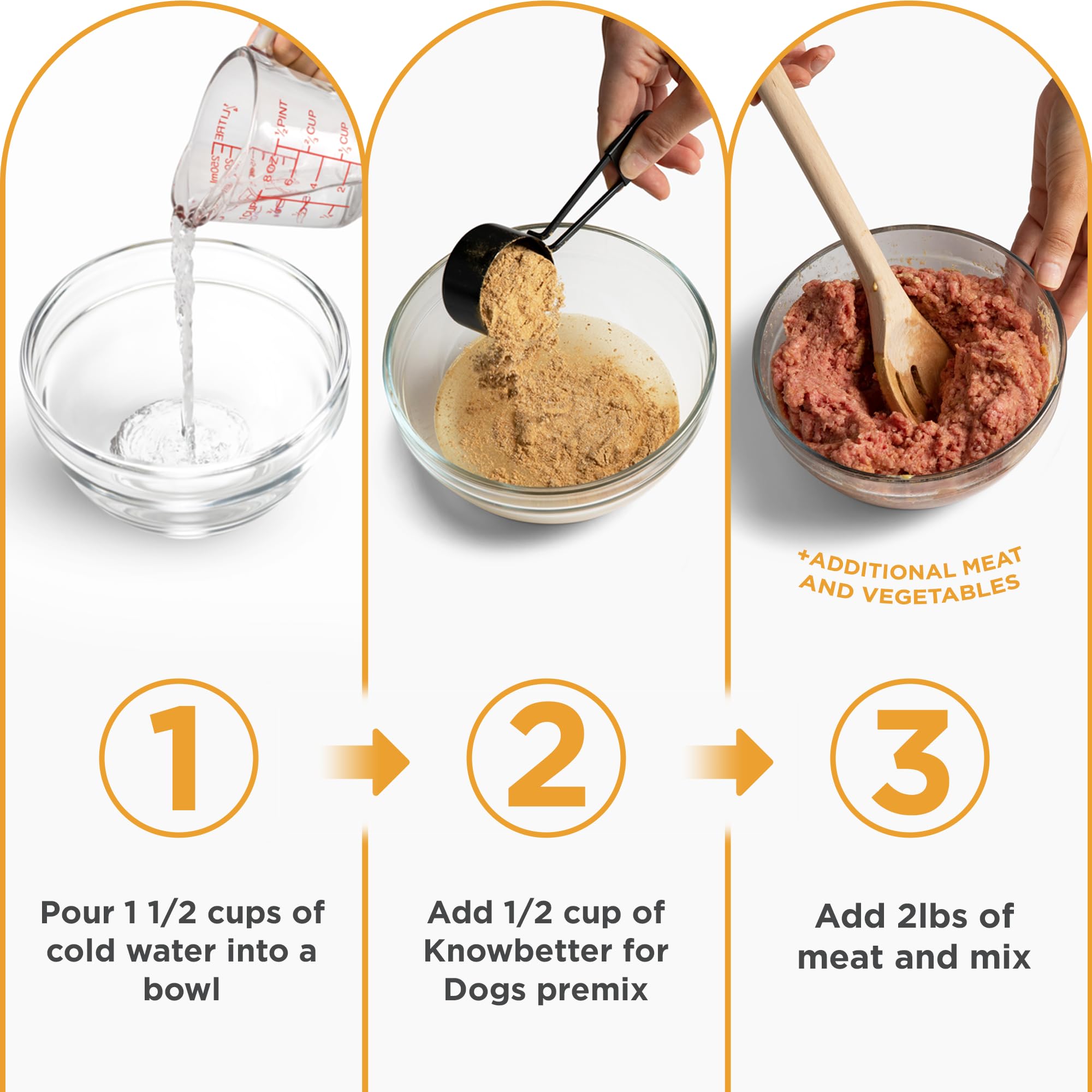 Know Better Premix : base alimentaire équilibrée en sachet.