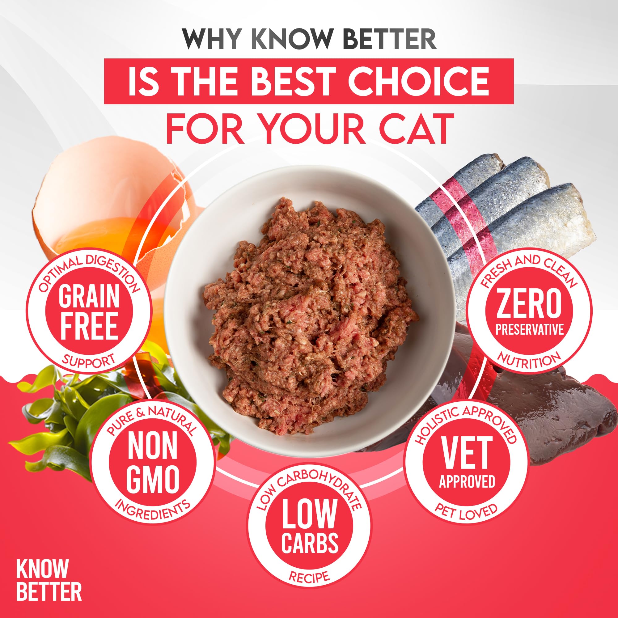Know Better Premix Boeuf - ingrédients de qualité avec fibres et oméga-3.