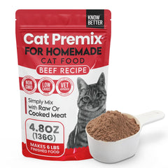 Know Better Premix Boeuf - sachet, préparation pratique pour repas maison équilibré.