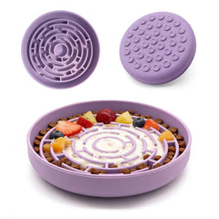 KOAIDOLMO bol lent en silicone avec ventouses, idéal pour ralentir l’alimentation.