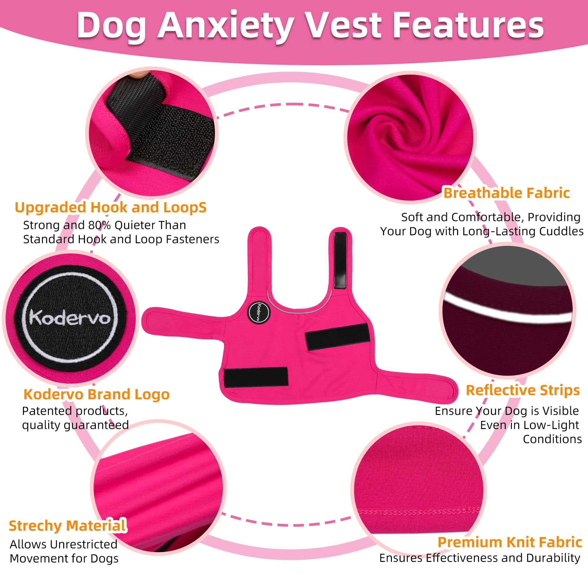 Veste anxiété Kodervo vue dos, maintien sûr pendant les promenades