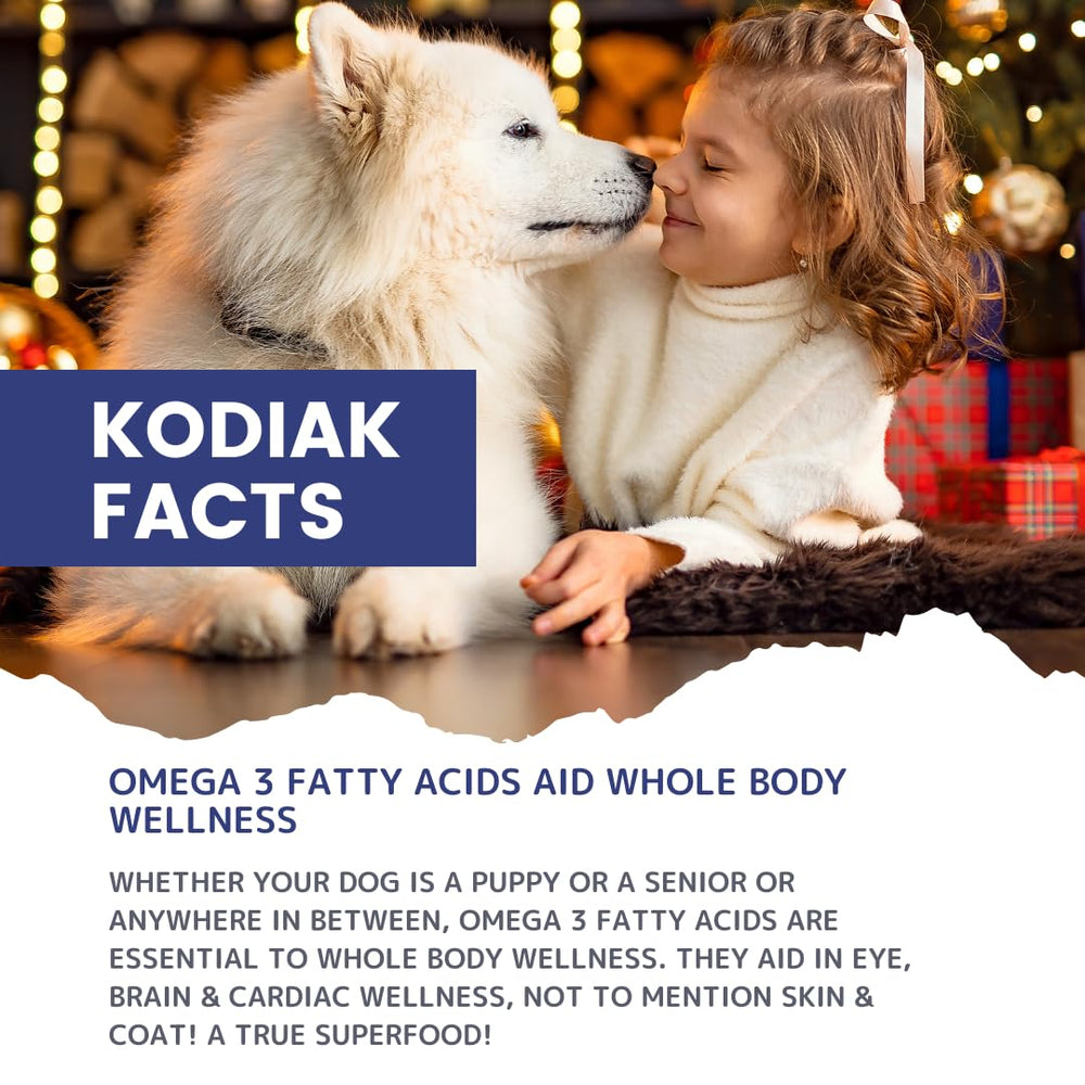 KODIAK NATURALS étiquette nutritionnelle claire pour information complète