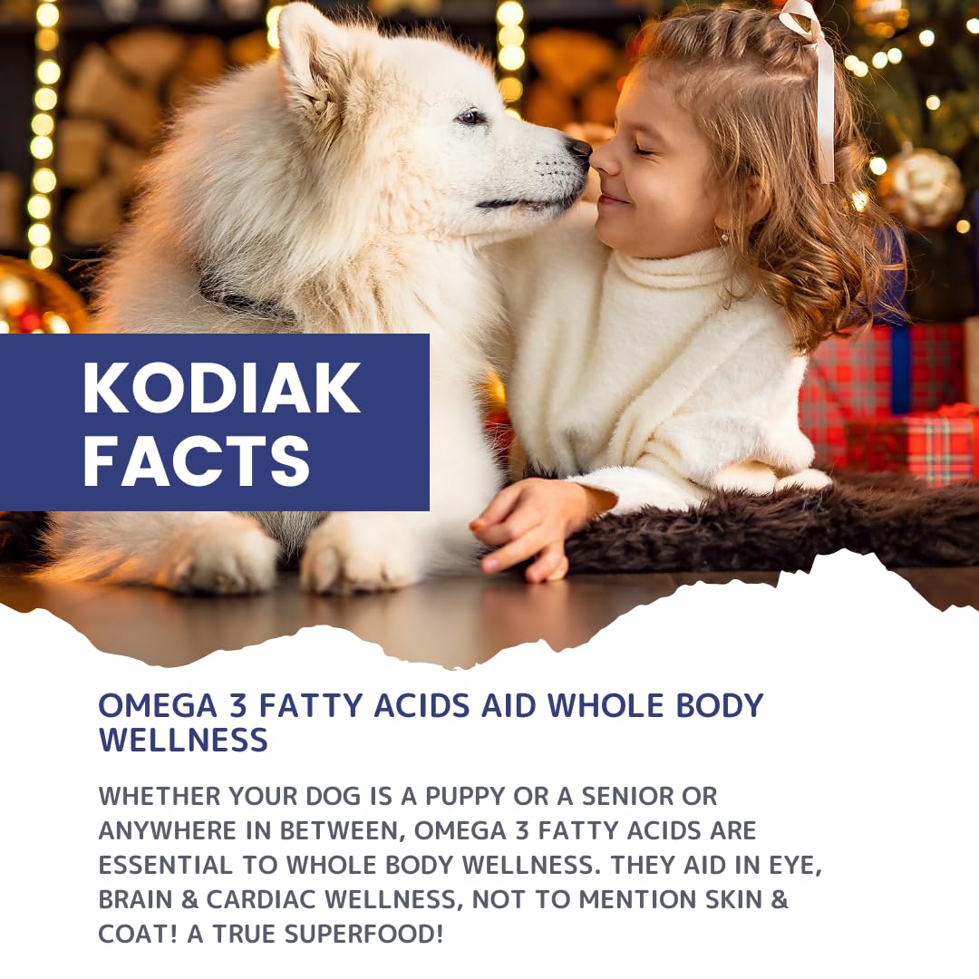 Kodiak Naturals huile saumon sauvage – soutien des articulations lors des activités quotidiennes.