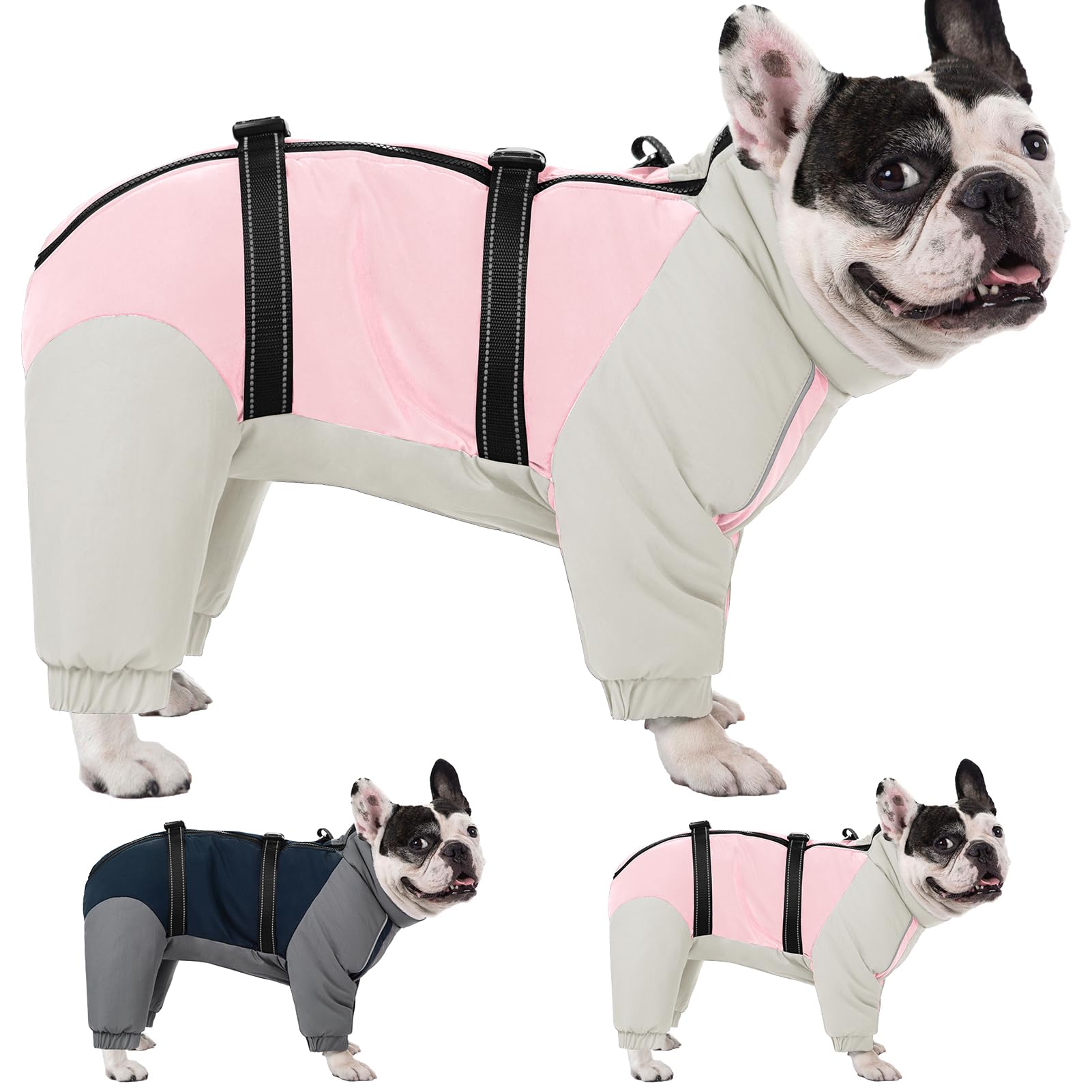KOESON manteau hivernal quatre pattes pour petit chien, chaleur et confort.