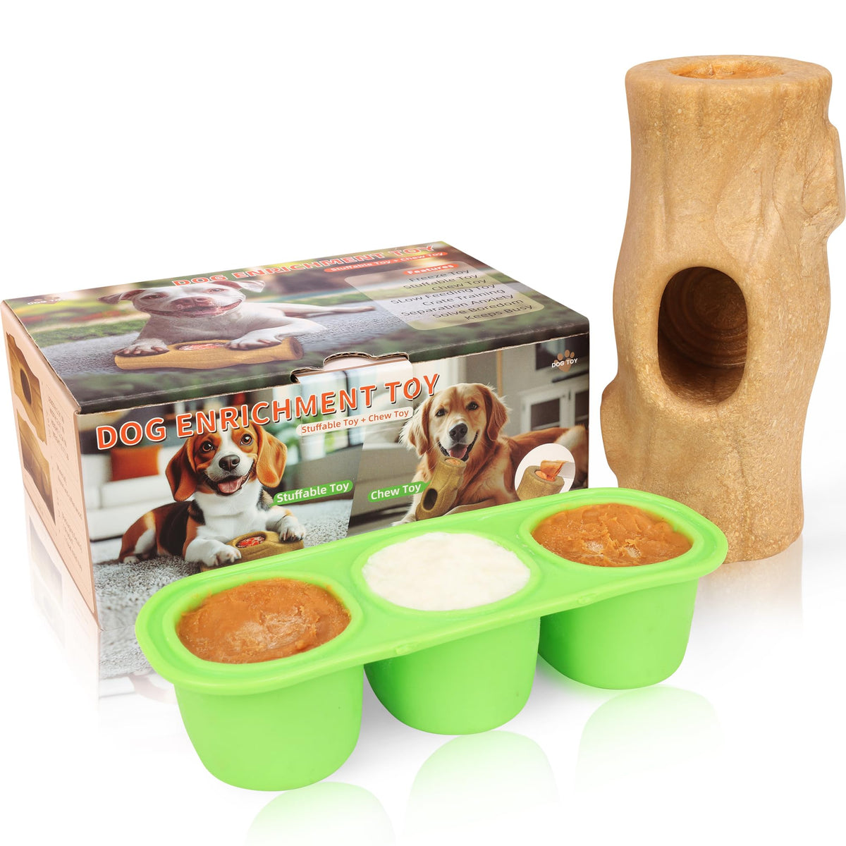 Jouet kogven indestructible pour chien agressif, distraction durable pendant la mastication.