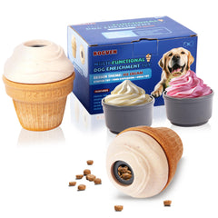 Jouet interactif kogven pour chien, fête éclatante et stimulation mentale.