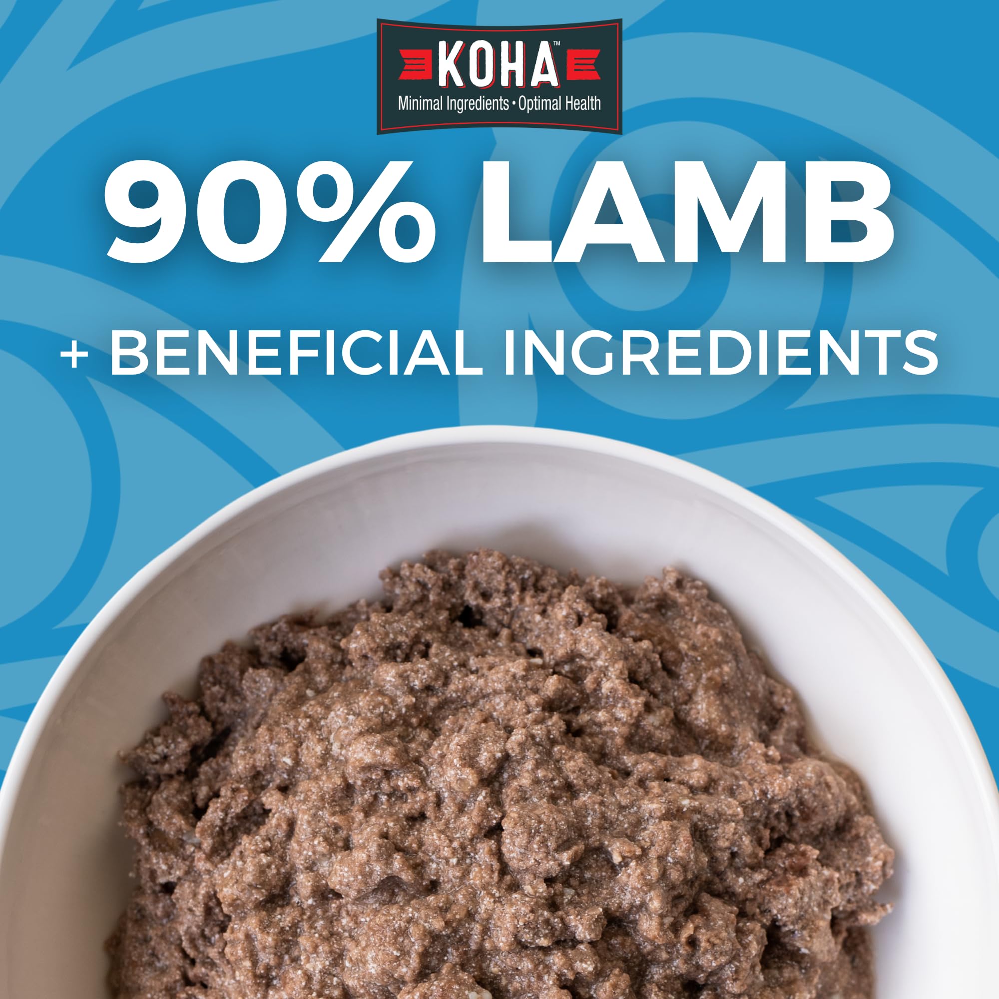 KOHA Agneau Entree Texture Humide – bouchée appétissante et digestible pour chiens.
