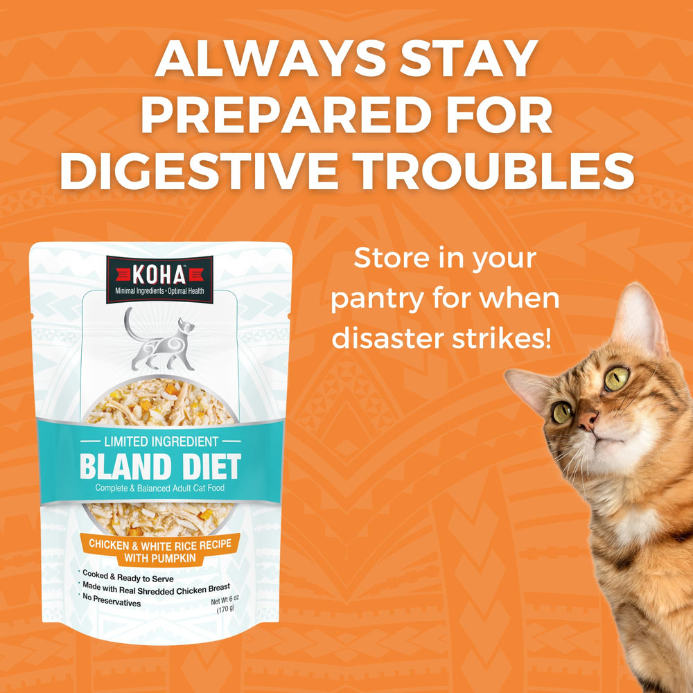 KOHA Bland Diet chat – ingrédients limités sans additifs artificiels