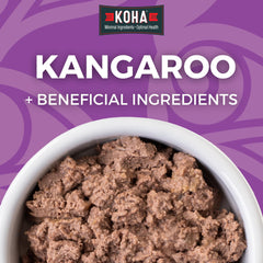 KOHA paté kangourou chat, texture onctueuse facilitant la digestion.