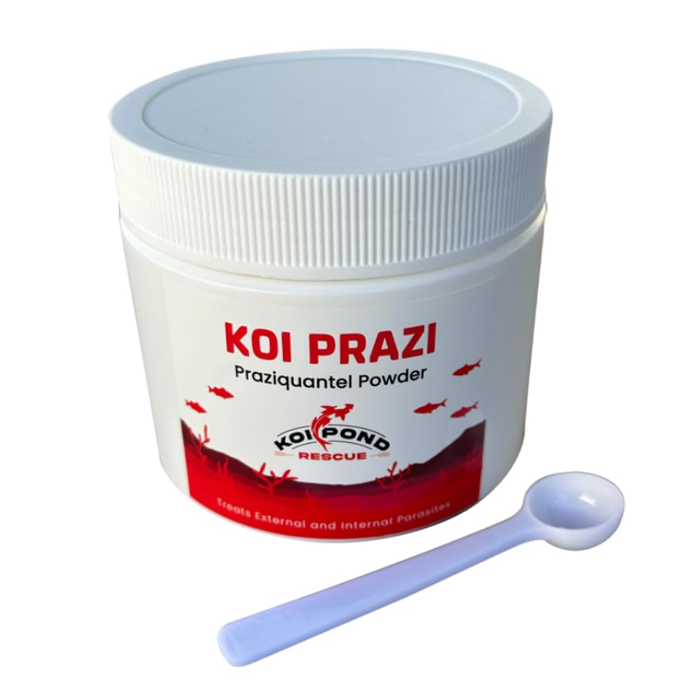 KOI POND RESCUE KOI PRAZI flacon 100 g, prêt à traiter les poissons.