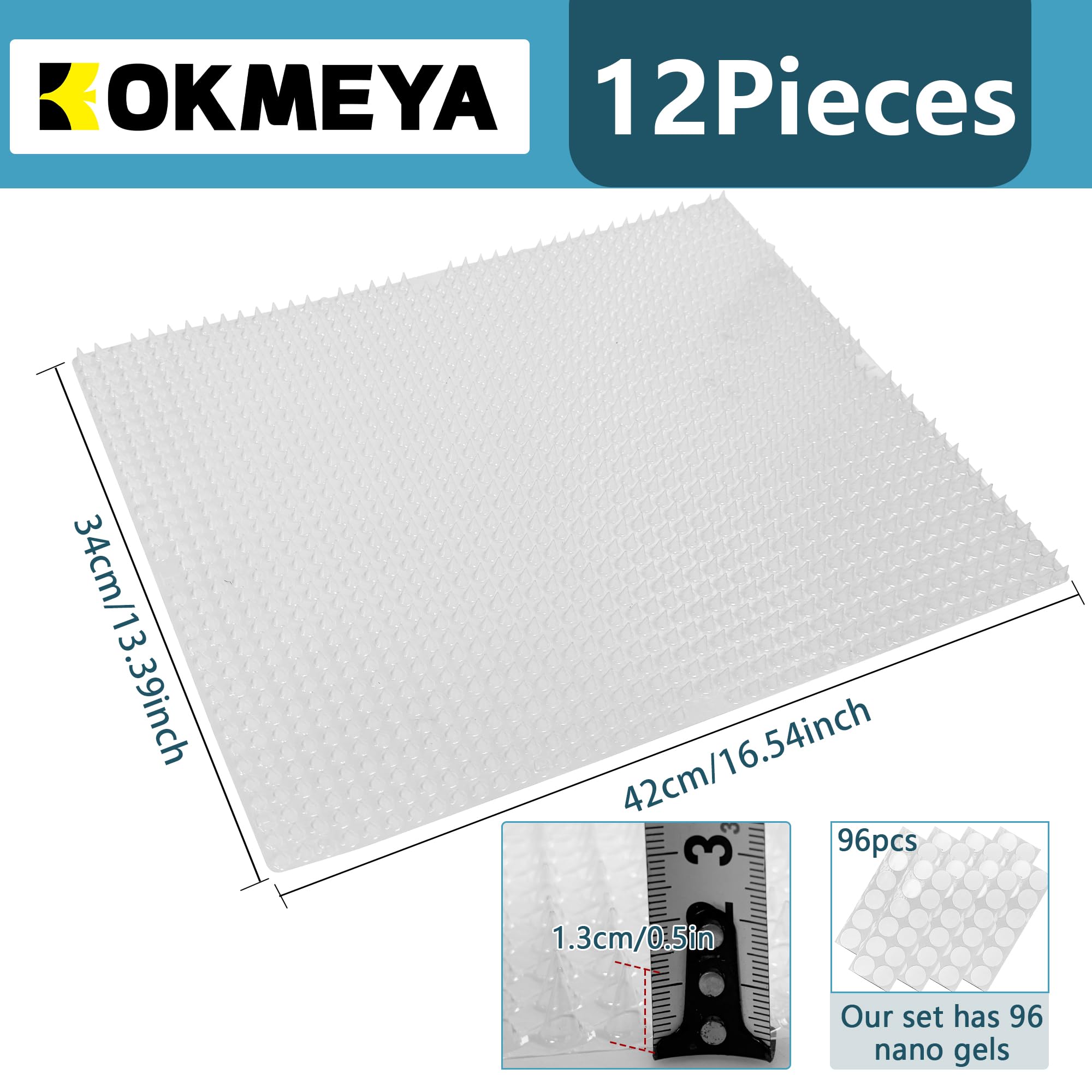 KOKMEYA tapis usage intérieur et extérieur pour chats