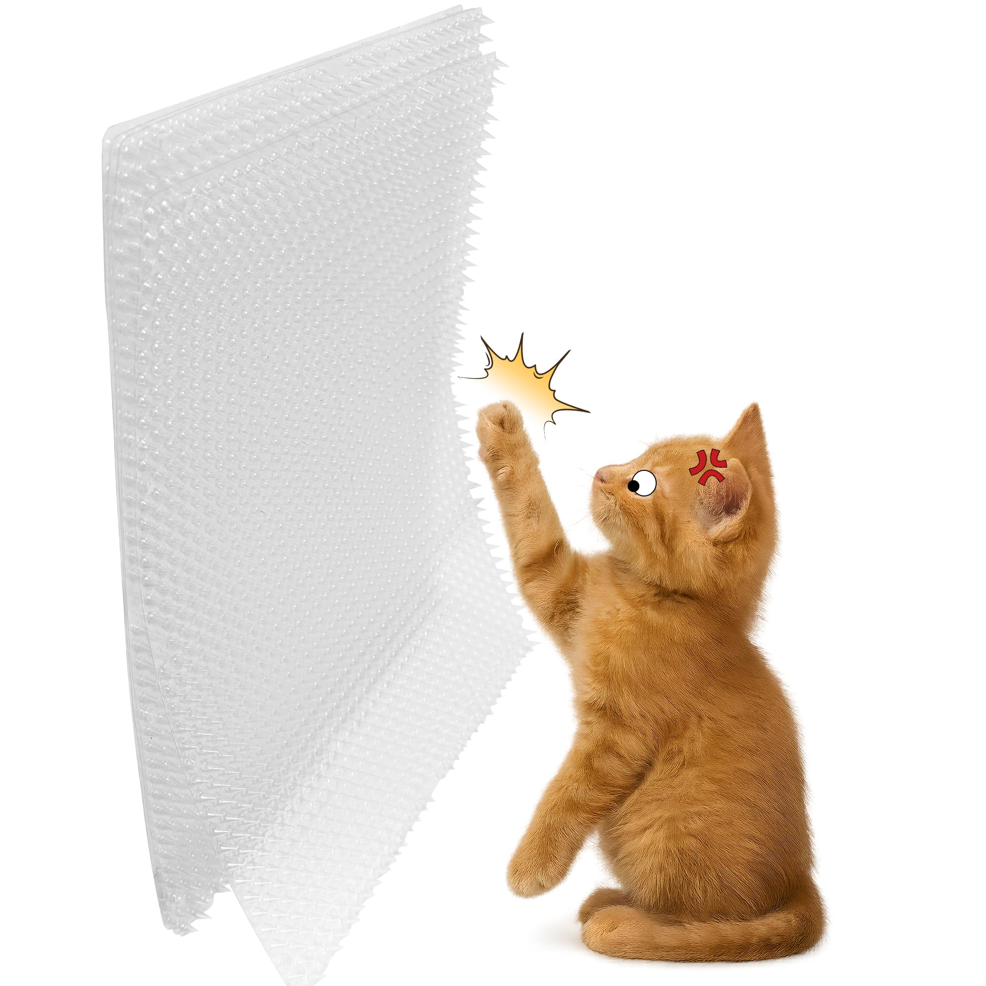 KOKMEYA tapis dissuasion chat 13x16 pour éloigner les chats du jardin