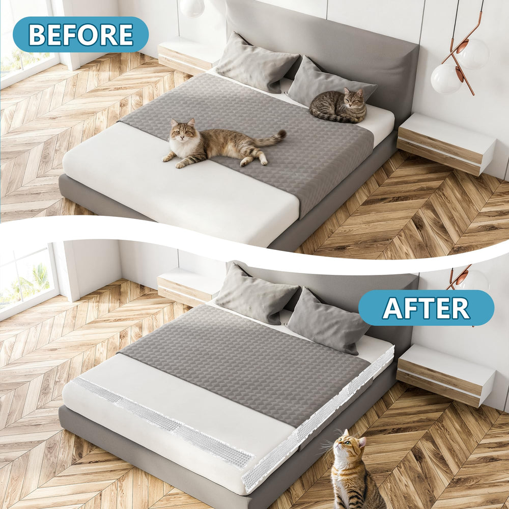 KOKMEYA ensemble 26 tapis deterrent chat offre une couverture étendue