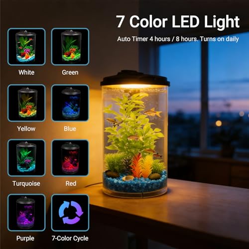 Koller Products Aquarium 360 couvercle complet assure la sécurité des poissons