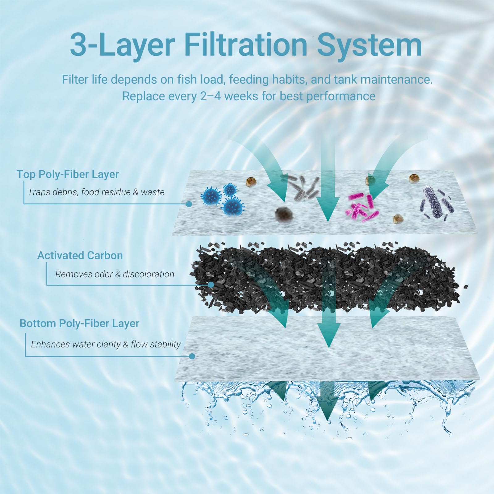 Koller Products Aquarium 360 plastique anti-choc résistant pour votre espace