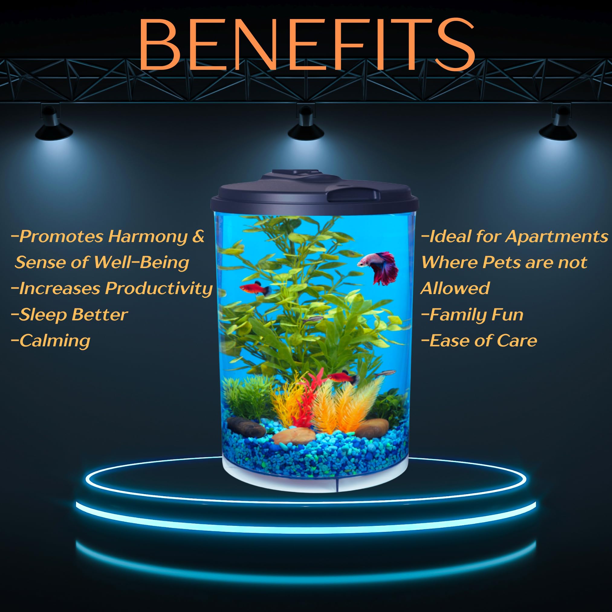 Convient aux débutants et aquariophiles expérimentés