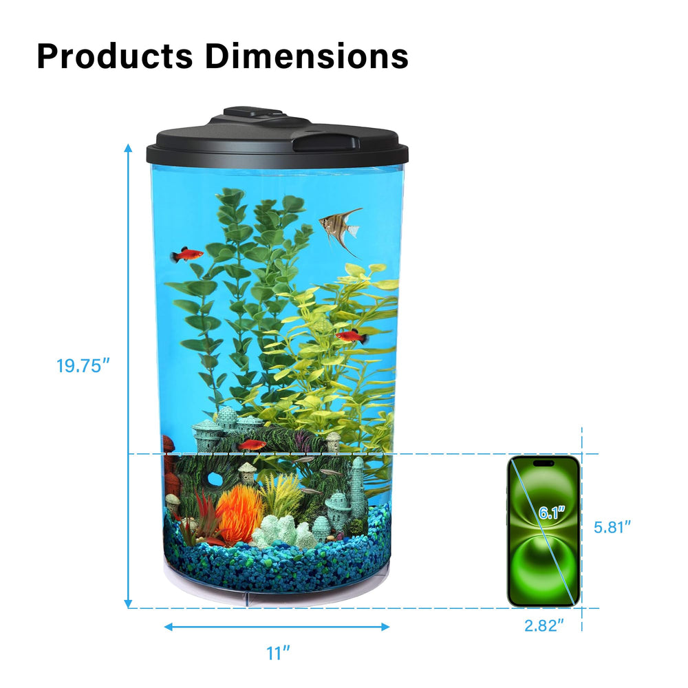 LED multi-couleurs AquaView 360 crée l'ambiance idéale selon l'humeur.