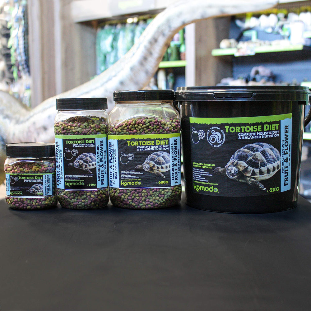 Fibre élevée Komodo Diet Tortue Fruits et Fleurs 680 g