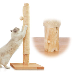 KONELCARE post griffage chat bois-poirier naturel, favorise le griffage et protège les meubles.