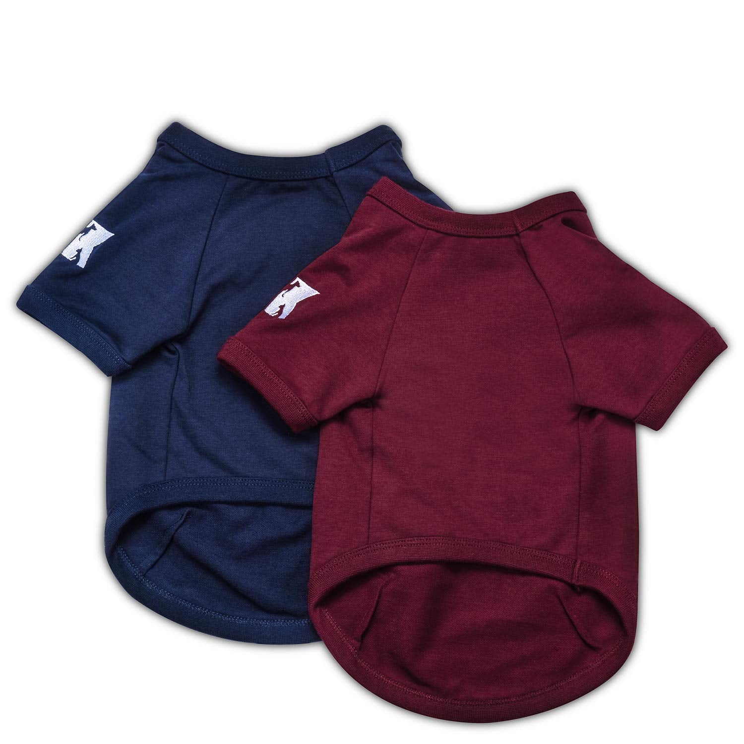 T-shirt Koneseve pour chien en coton doux bleu, confort quotidien