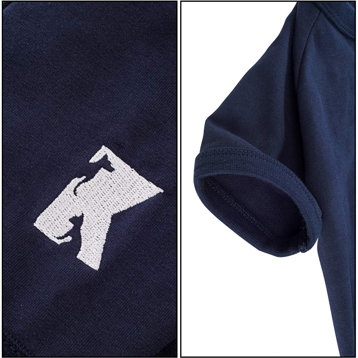 T-shirt Koneseve bleu polyvalent, usage intérieur et extérieur