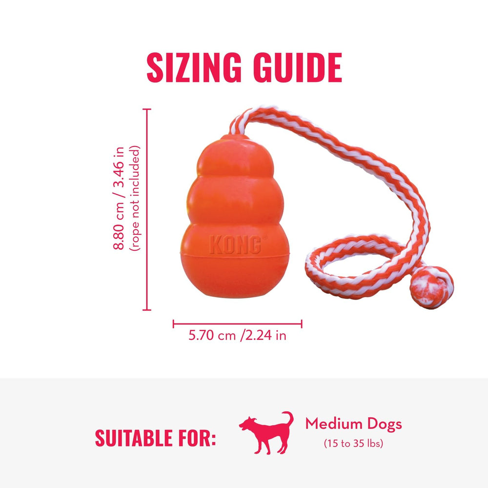 KONG Aqua - corde-lancer: permet des lancers plus lointains pour plus d’exercice.