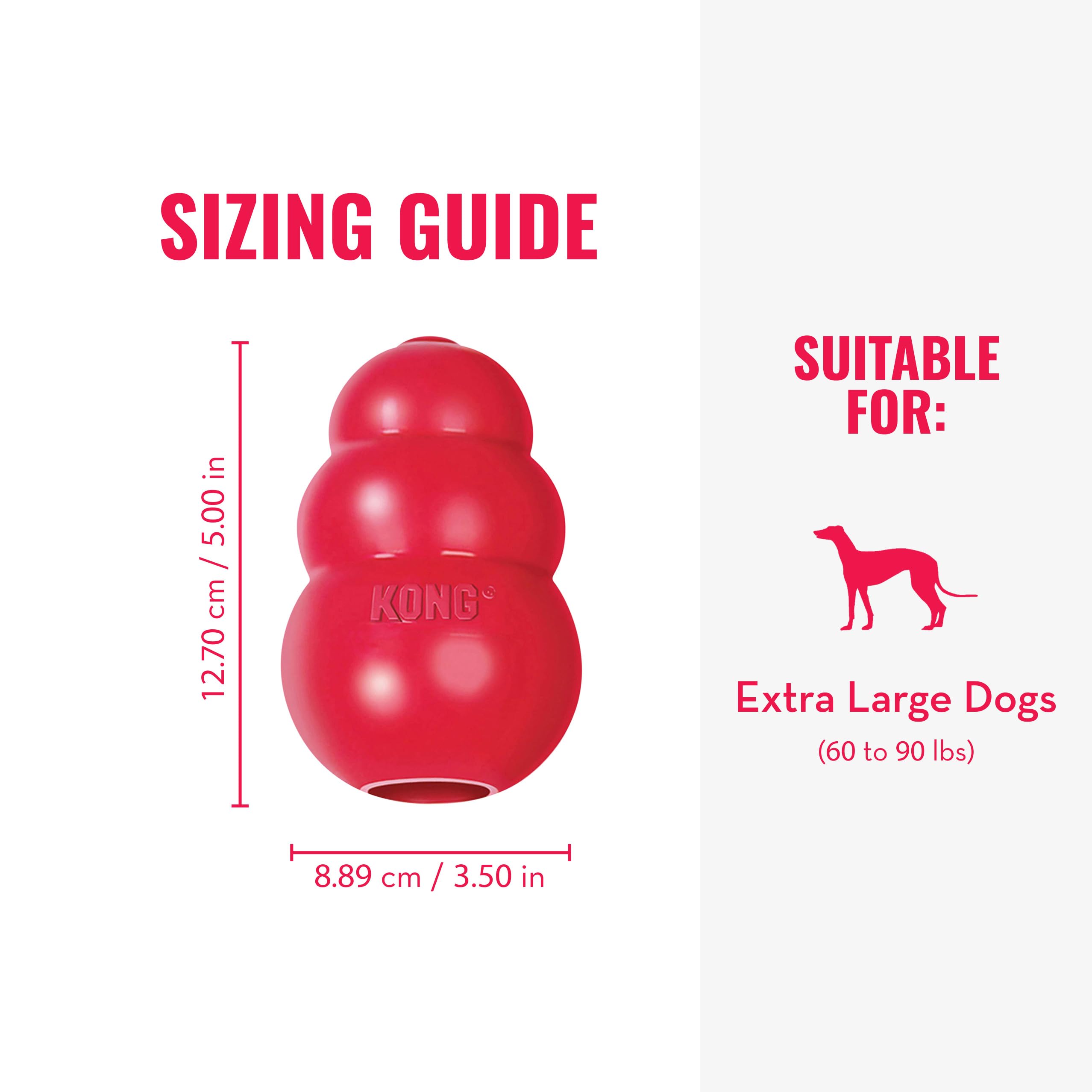 KONG Classic durable, jouet résistant pour mordillages soutenus.