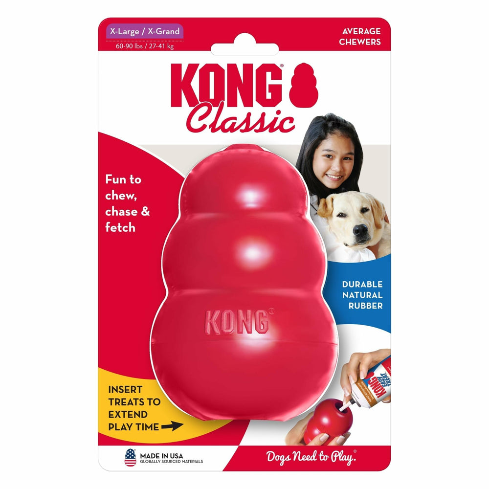 KONG Classic occupation avec friandises pour occuper votre chien.