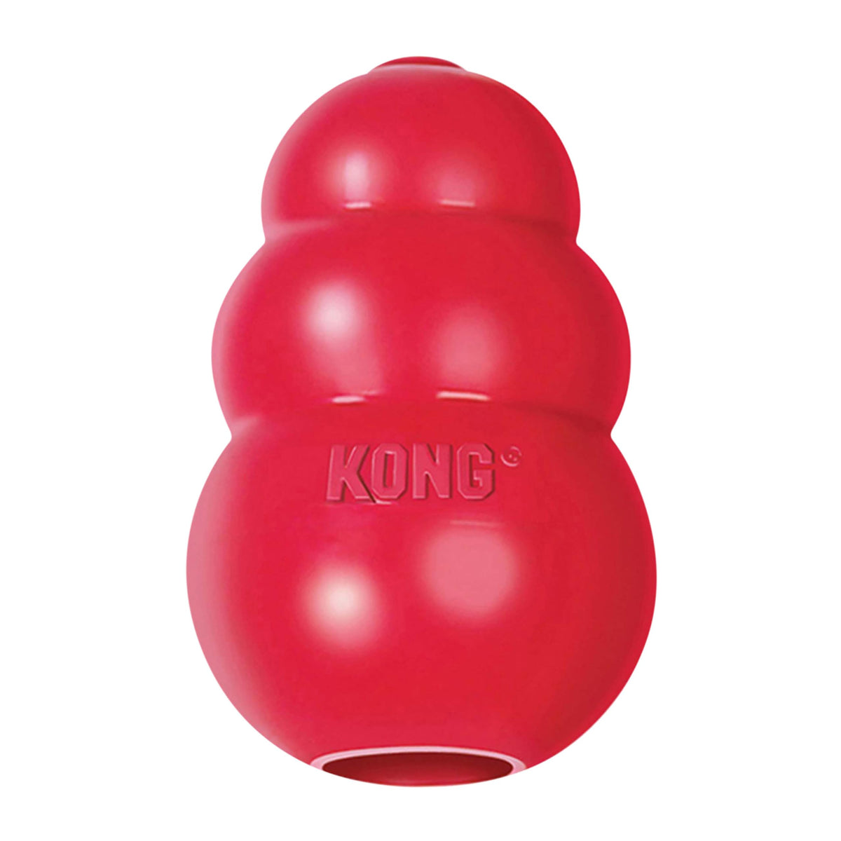 KONG Classic: jouet remplaissable pour chien, stimulation mentale durable et jeu prolongé.