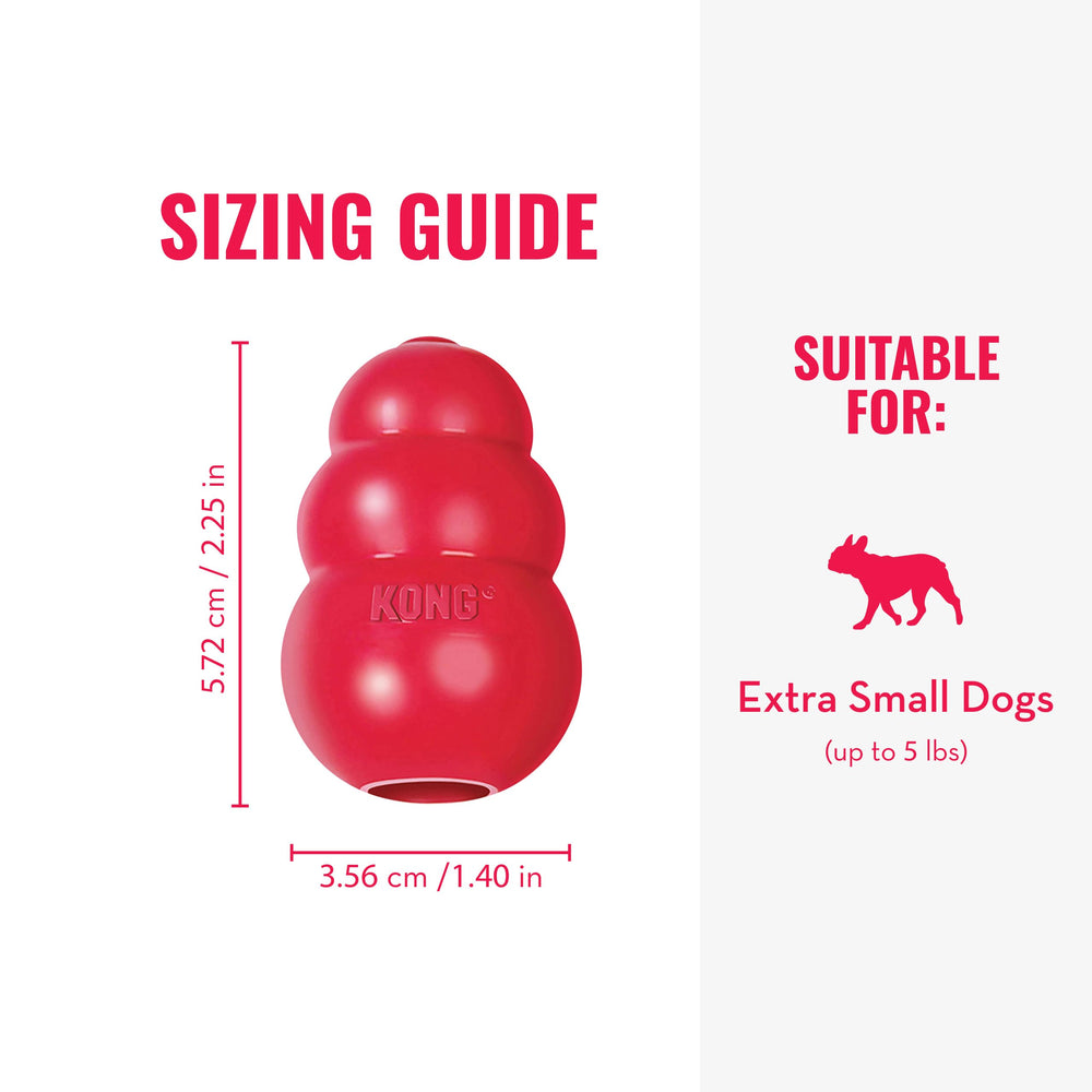 KONG Classic fabriqué aux Etats-Unis avec des matériaux de qualité.