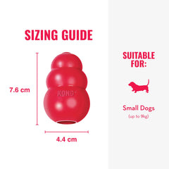 KONG Classic en caoutchouc naturel, matière durable et sûre