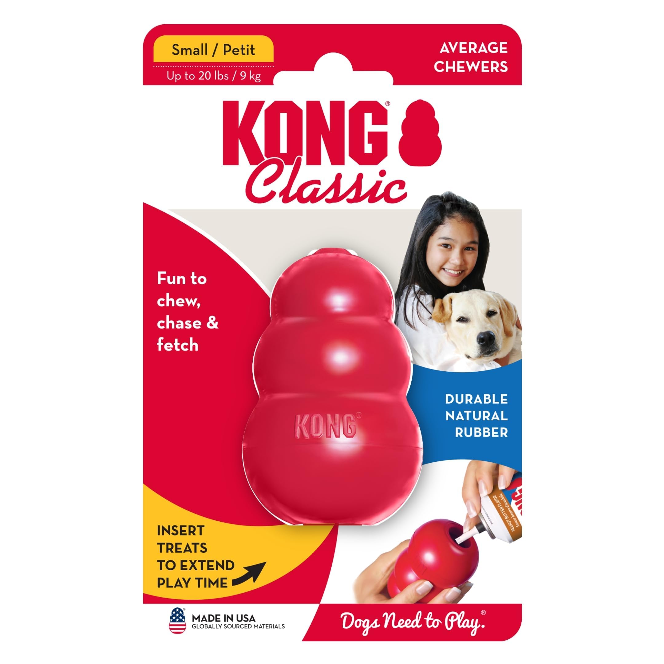 KONG Classic pack de 2, double plaisir quotidien