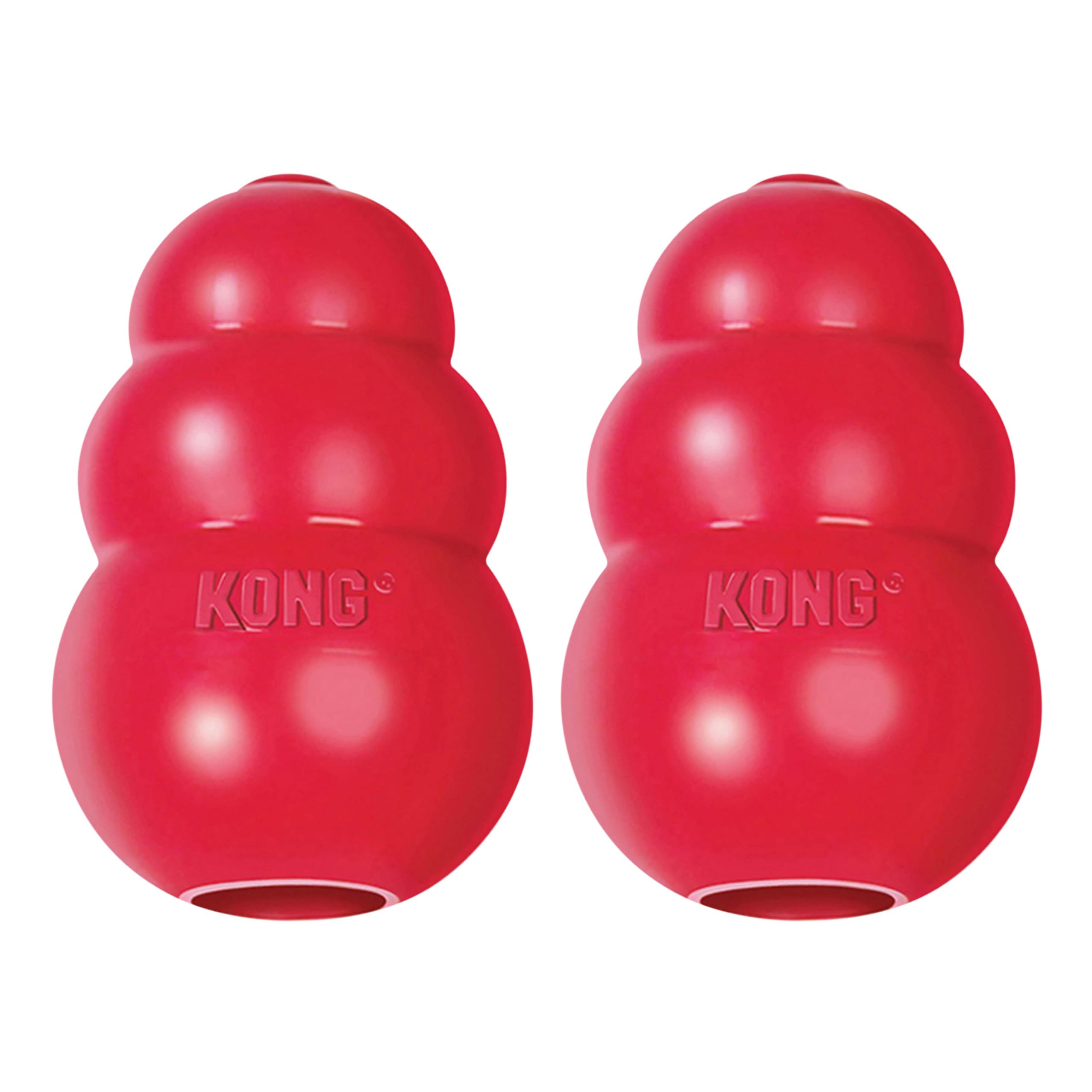 KONG Classic rouge remplissable, stimule l’enrichissement mental pendant le jeu