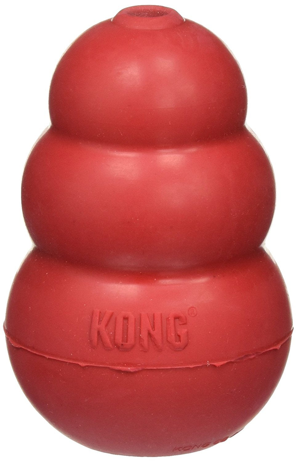 Kong Classic Moyen pour chien rouge, pack de 2, durable et sûr pour le jeu.