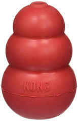 Kong Classic Moyen pour chien rouge, pack de 2, durable et sûr pour le jeu.