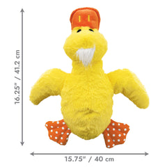 KONG Comfort Jumbo Canard-XL, sifflets intégrés, incitent le chien à jouer et à chercher.