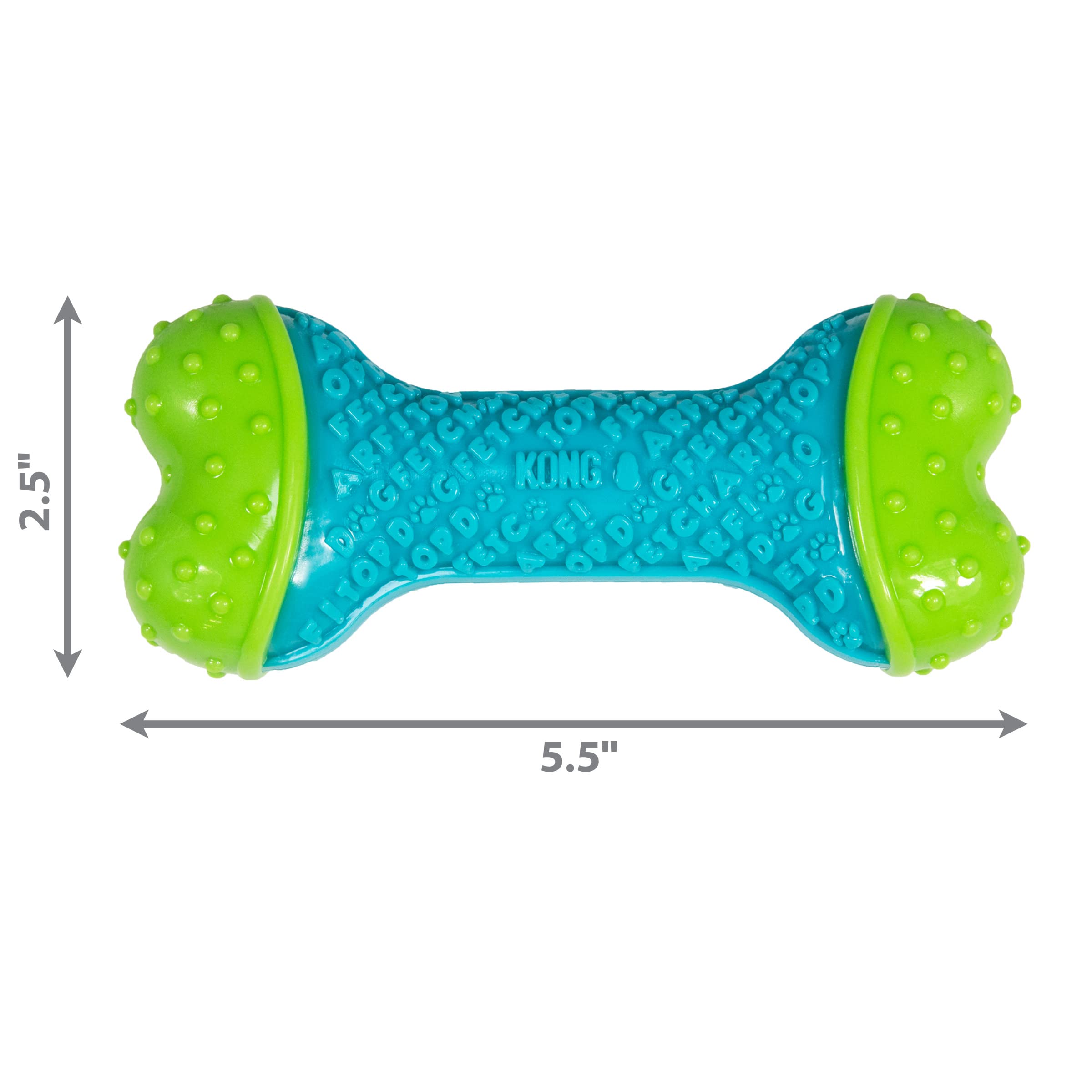 KONG CoreStrength Bone, enrichissement lors du jeu et de la mastication.