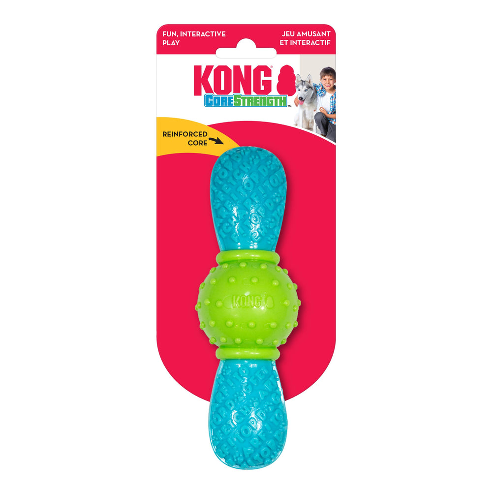 KONG CoreStrength: design robuste et sécurisant, parfait pour les jeux prolongés.
