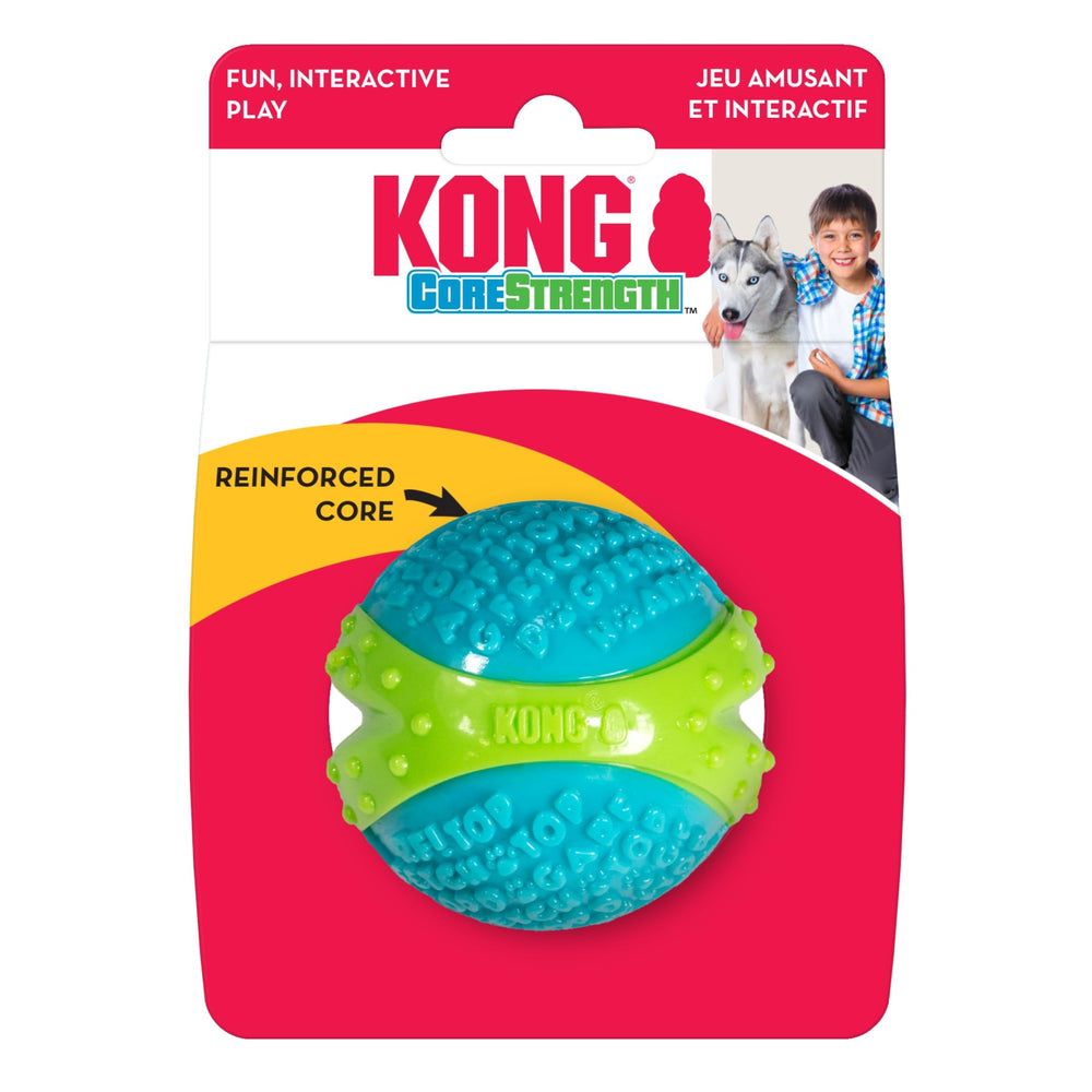 KONG CoreStrength nettoyage dents gencives possible: jouet polyvalent.