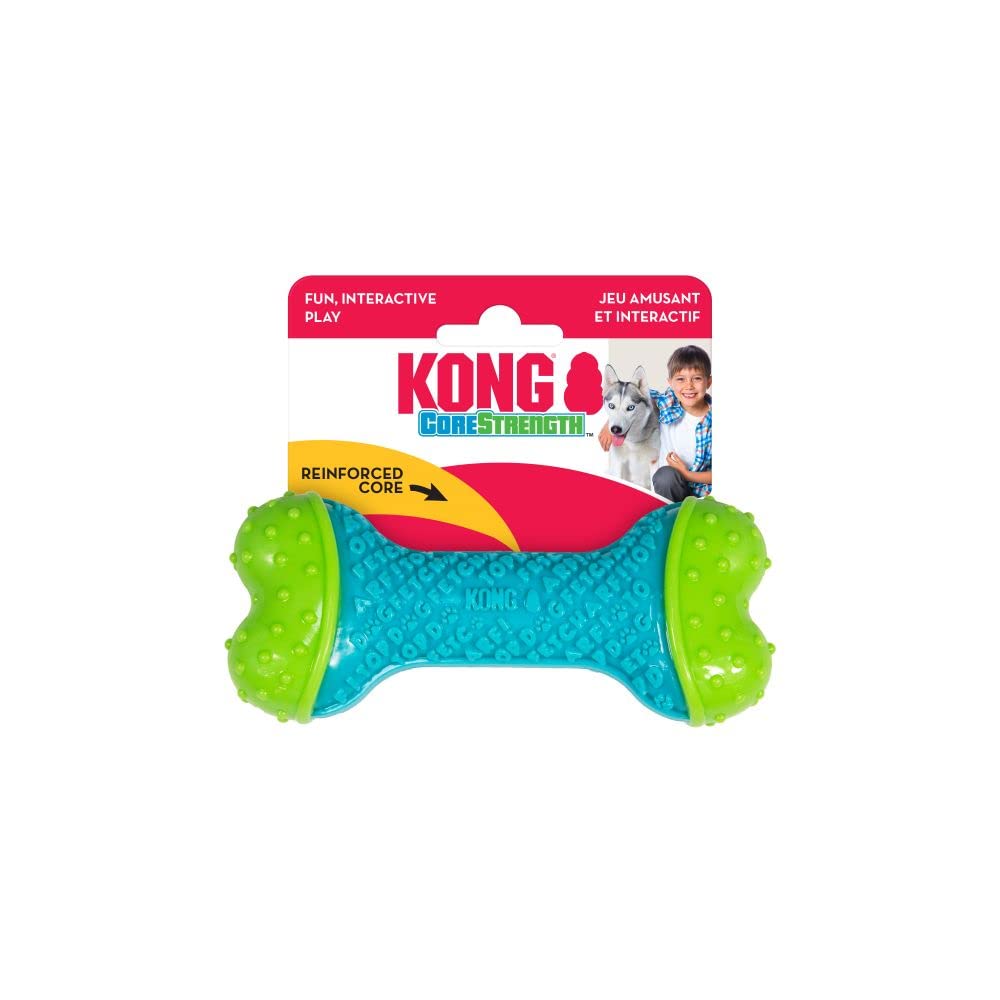 KONG CoreStrength Bone, texture du corps pour une mastication durable.