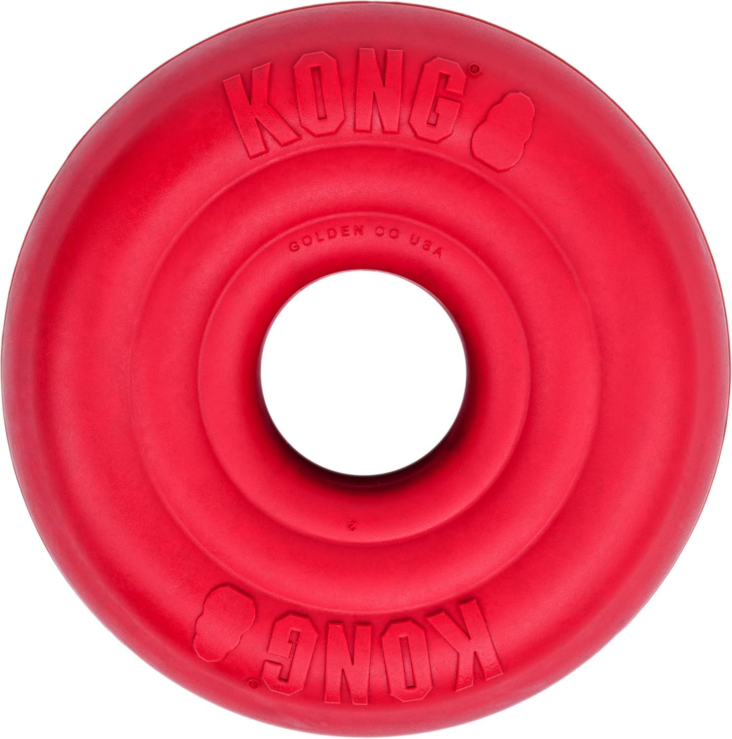 KONG Donut – parfait pour lancer et stimuler mentalement votre chien.