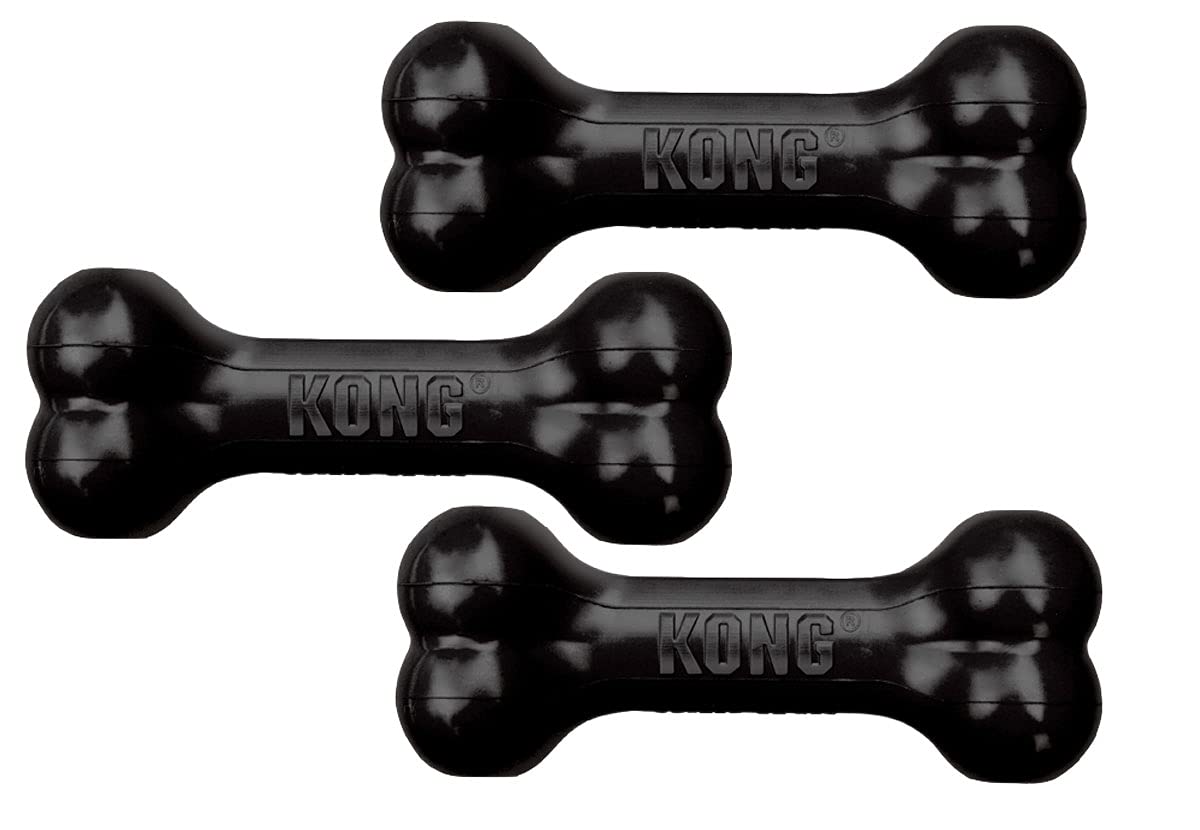KONG Extreme Goodie Bone en gros plan, robuste pour mâcher.