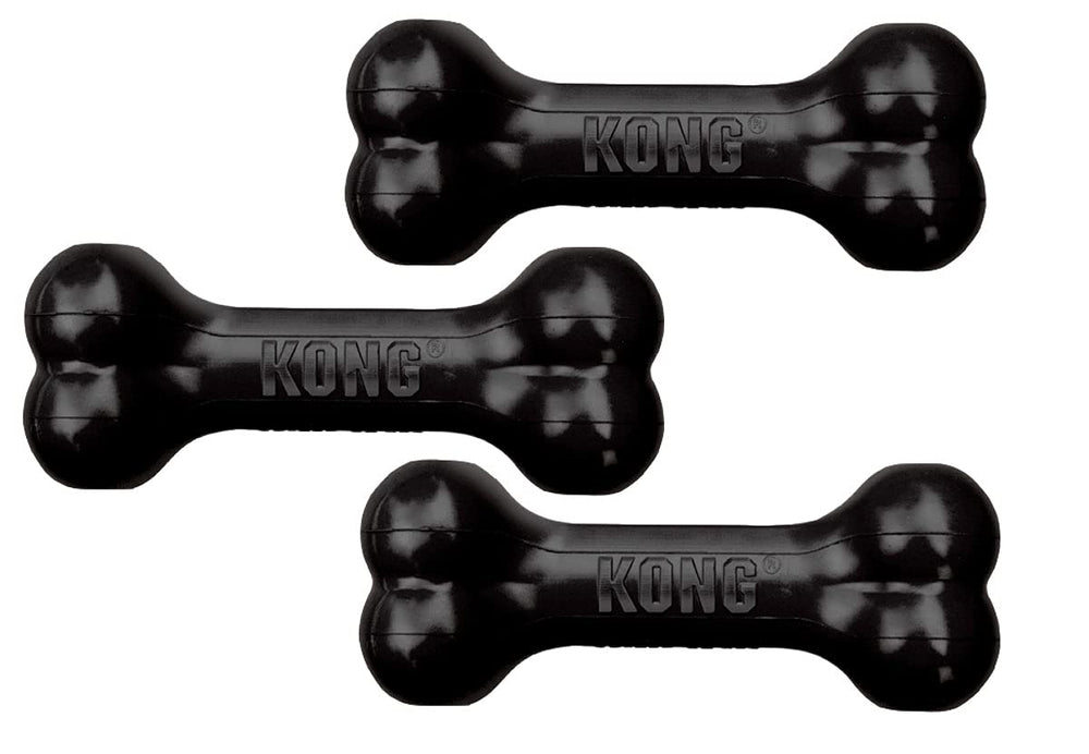 KONG Extreme Goodie Bone en gros plan, robuste pour mâcher.