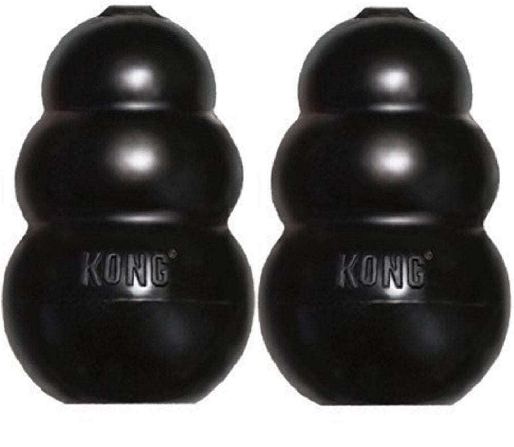 KONG Extreme grand jouet noir pour chien, idéal pour la mastication durable.